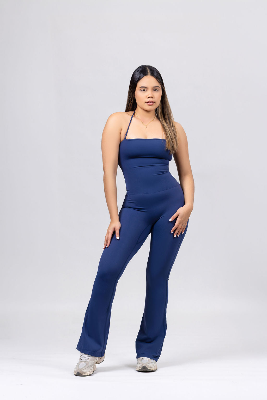 Sleeveless Bodysuit (Navy)