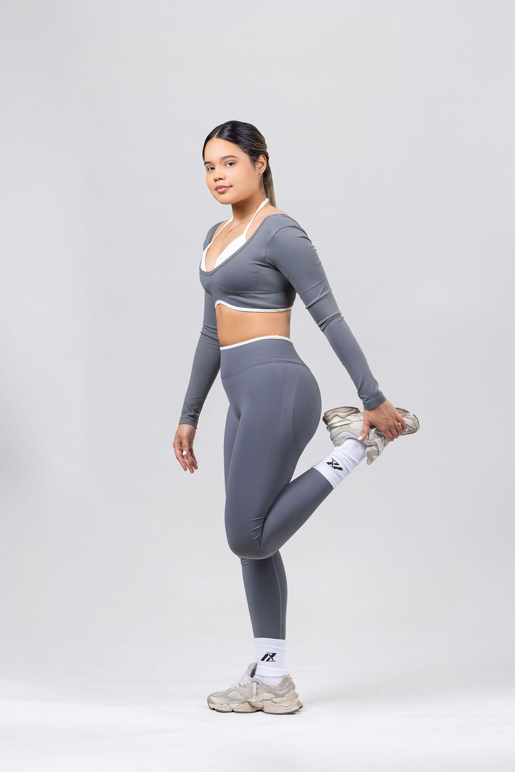 Two Piece Long-Sleeve Workout Set