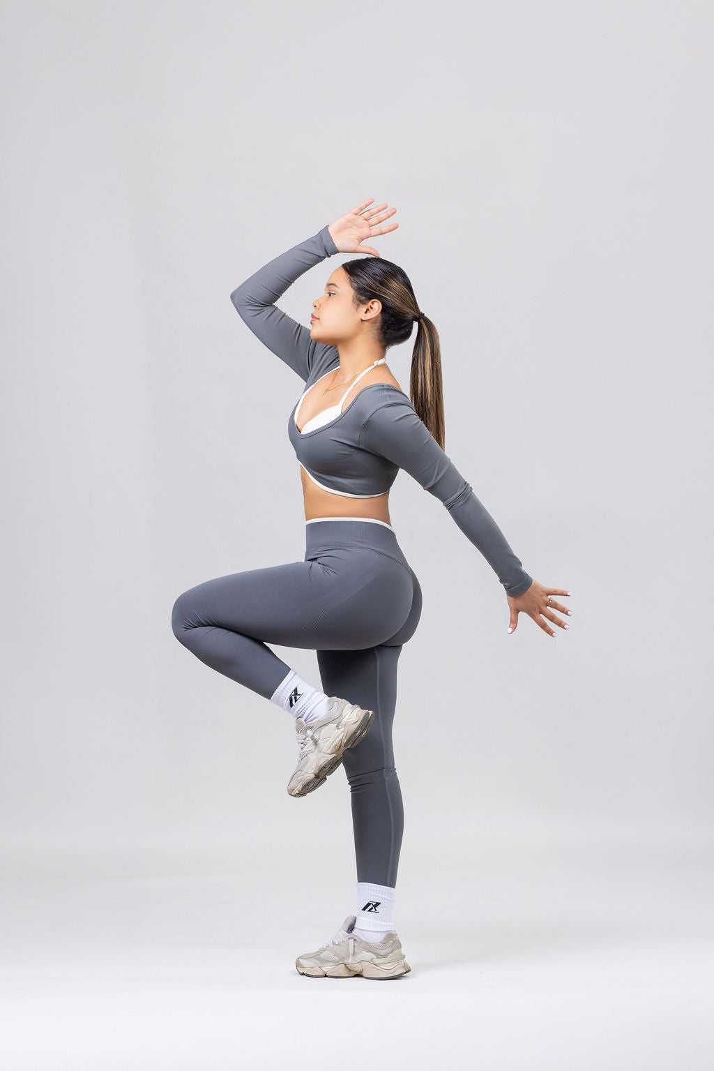 Two Piece Long-Sleeve Workout Set